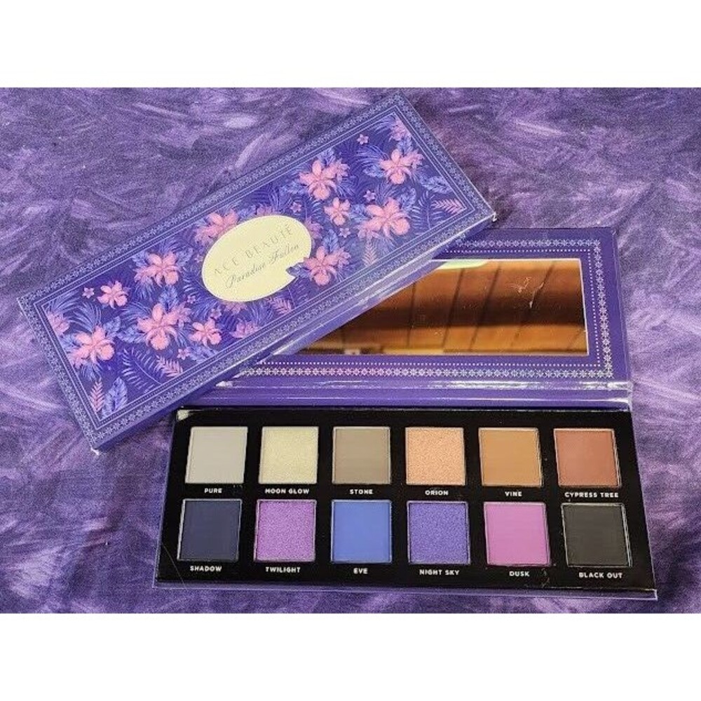 Ace Beaute Paradise Fallen 12 Pan Pressed Powder Pigment Eyeshadow Palette BNIB